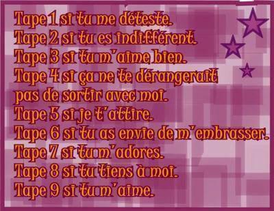 alor tu me trouve comment